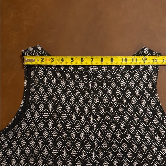 Garnet Hill Button Up Black Jersey Tank Dress , Size XLG - Picture 7 of 7